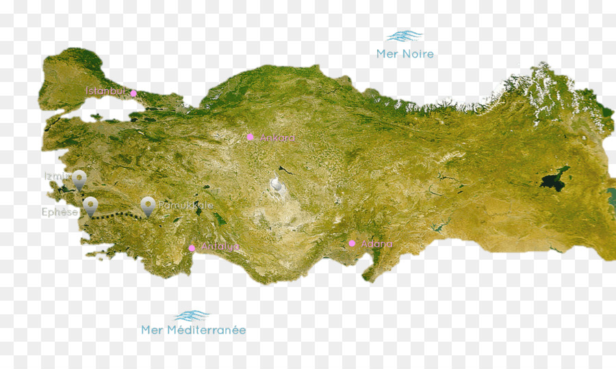 A Turquia，Mapa PNG