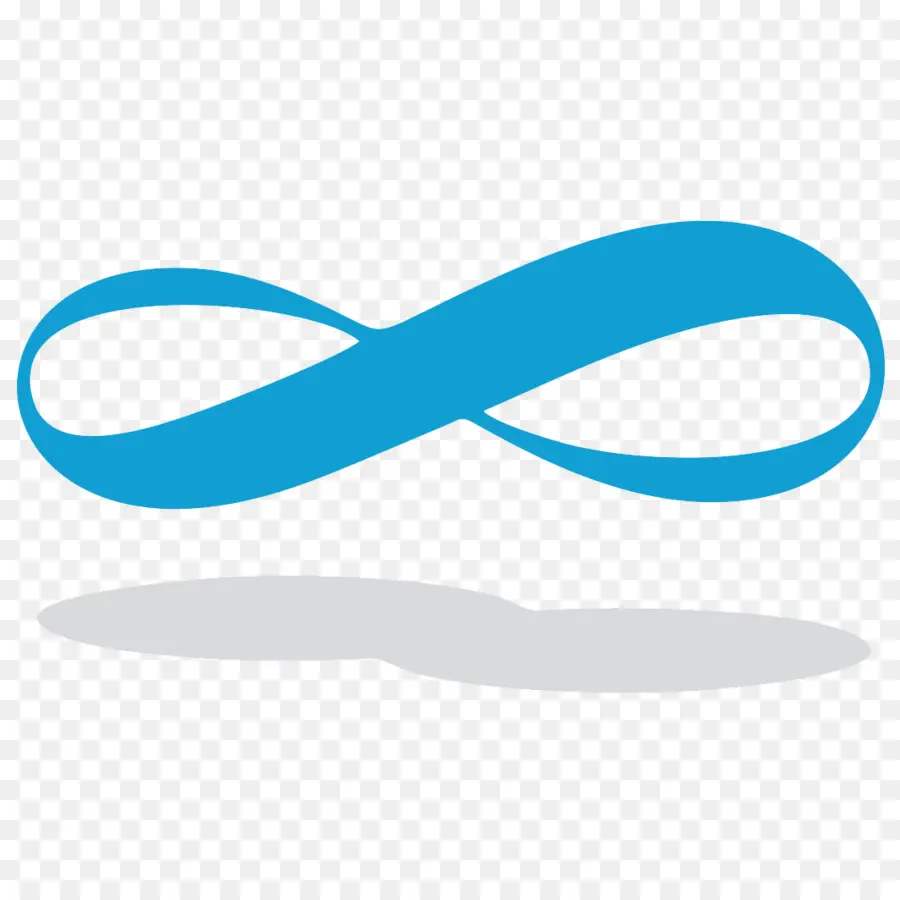 Símbolo Do Infinito，Azul PNG