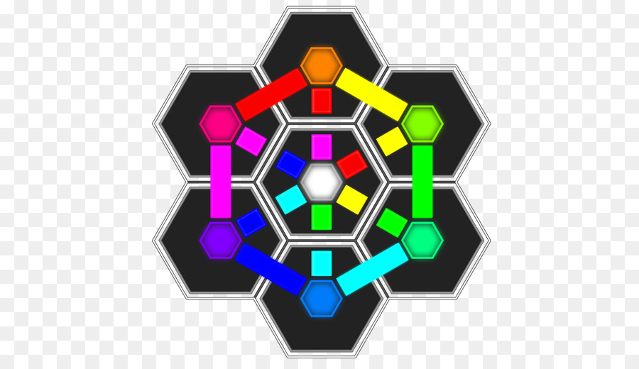 Hexágonos Coloridos，Geométrico PNG