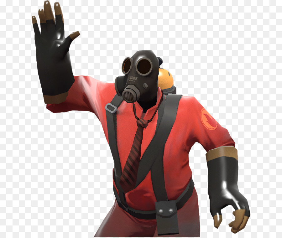 Personagem Pyro Vermelho，Máscara De Gás PNG