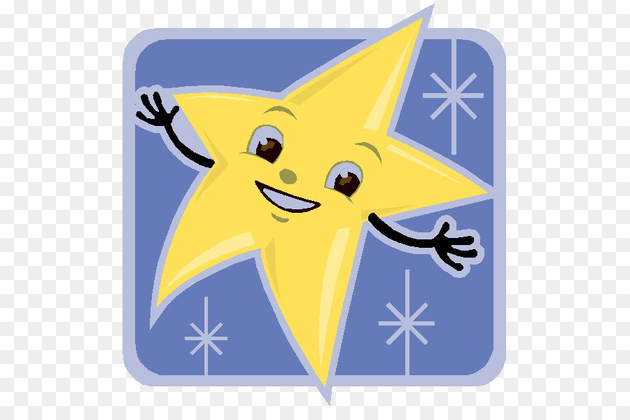 Desenho De Estrela，Sorrindo PNG