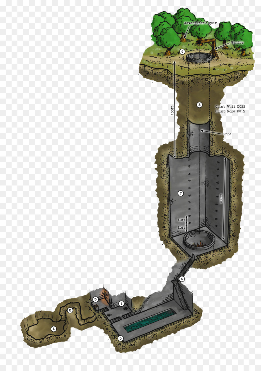 Bunker Subterrâneo，Bunker PNG