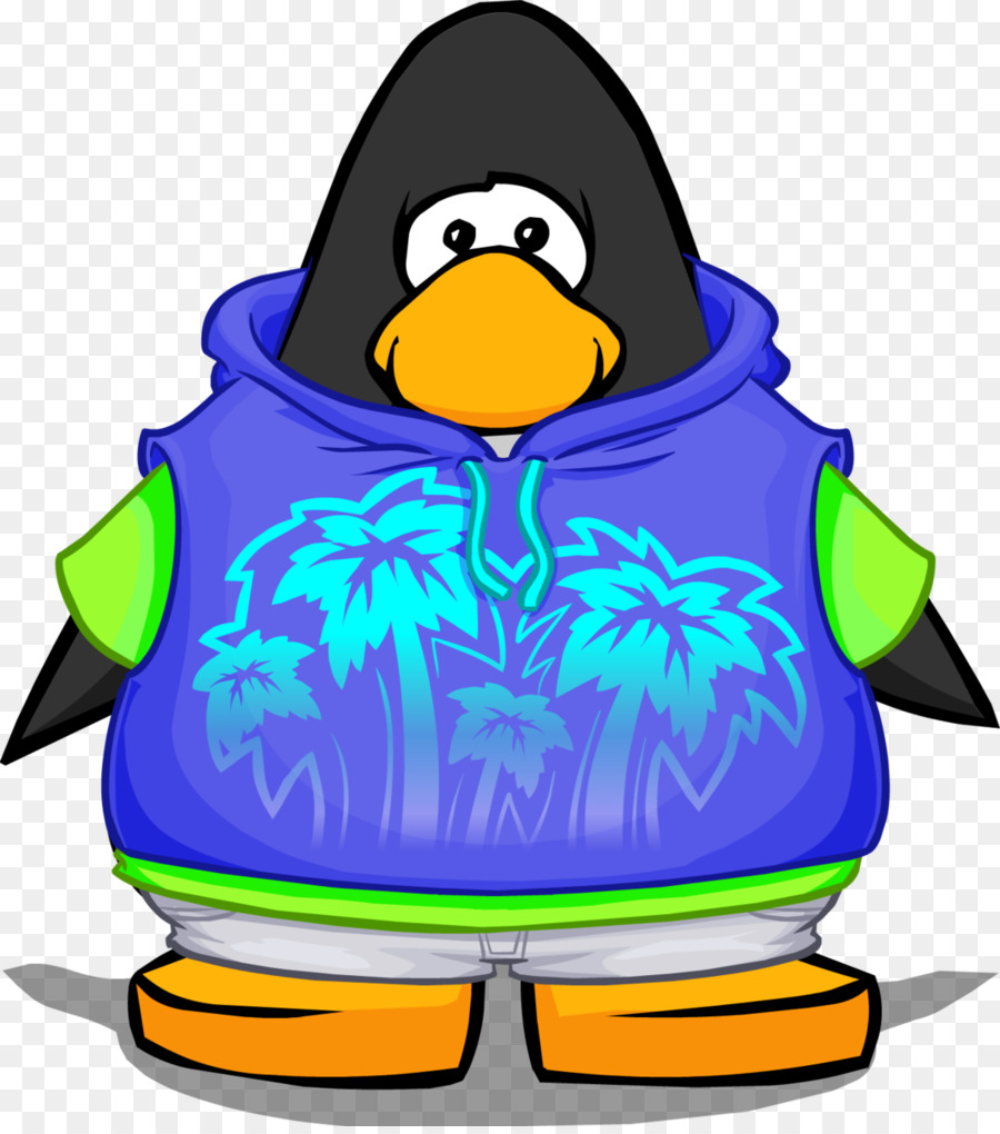 Pinguim De Vestido Azul，Vestir PNG