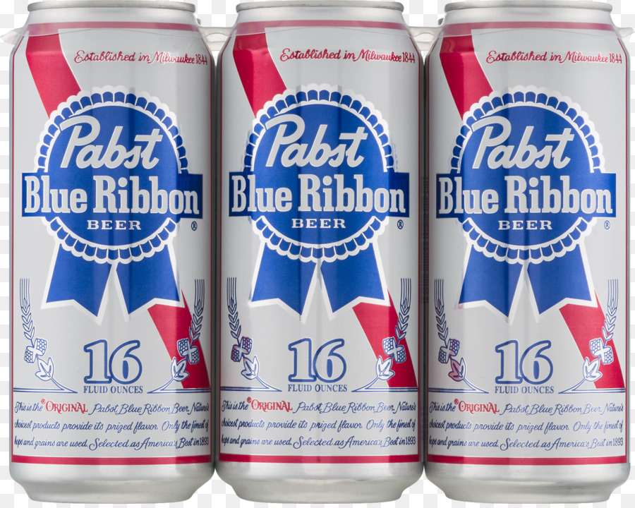 Latas De Cerveja Pabst Blue Ribbon，Cerveja PNG