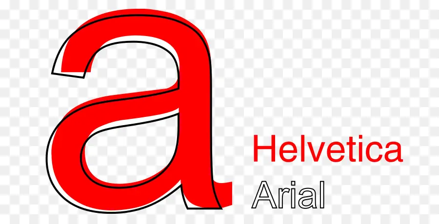 Helvetica，Arial PNG
