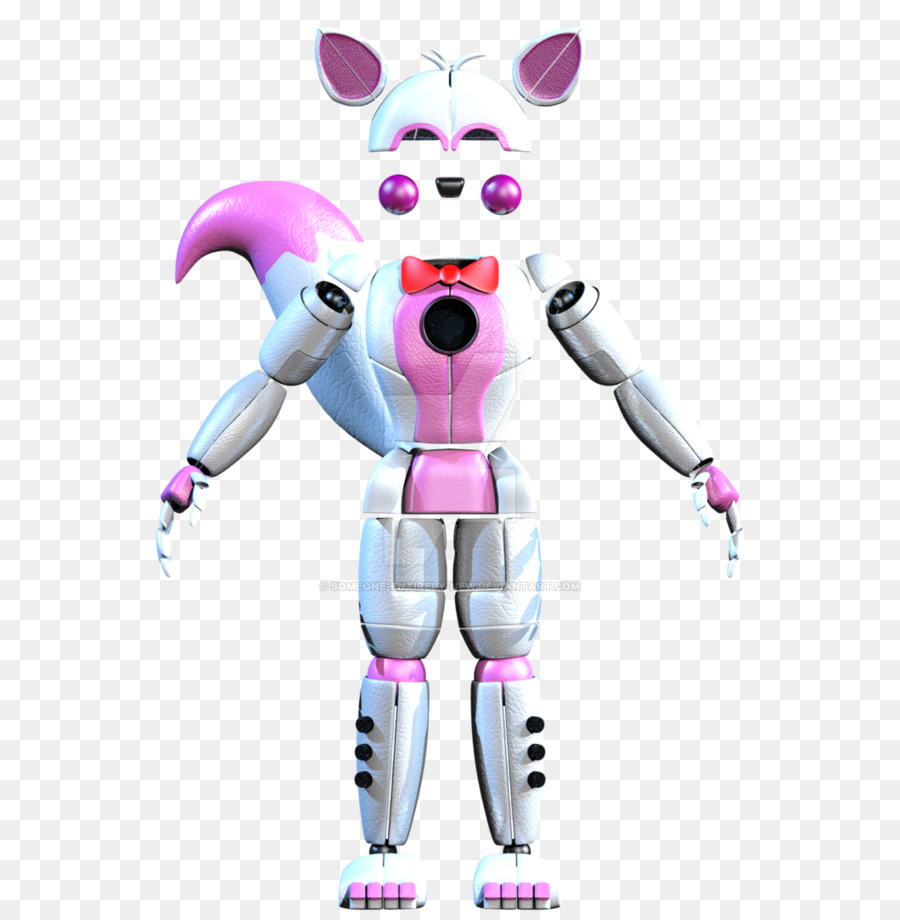 Robô Rosa E Branco，Robô PNG