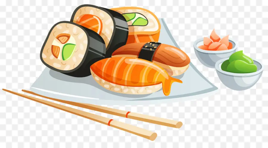 Culinária Japonesa，Sushi PNG