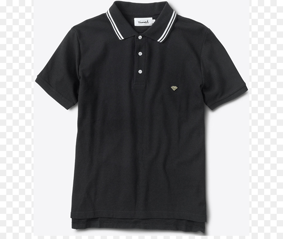 Camisa Polo Preta，Vestuário PNG