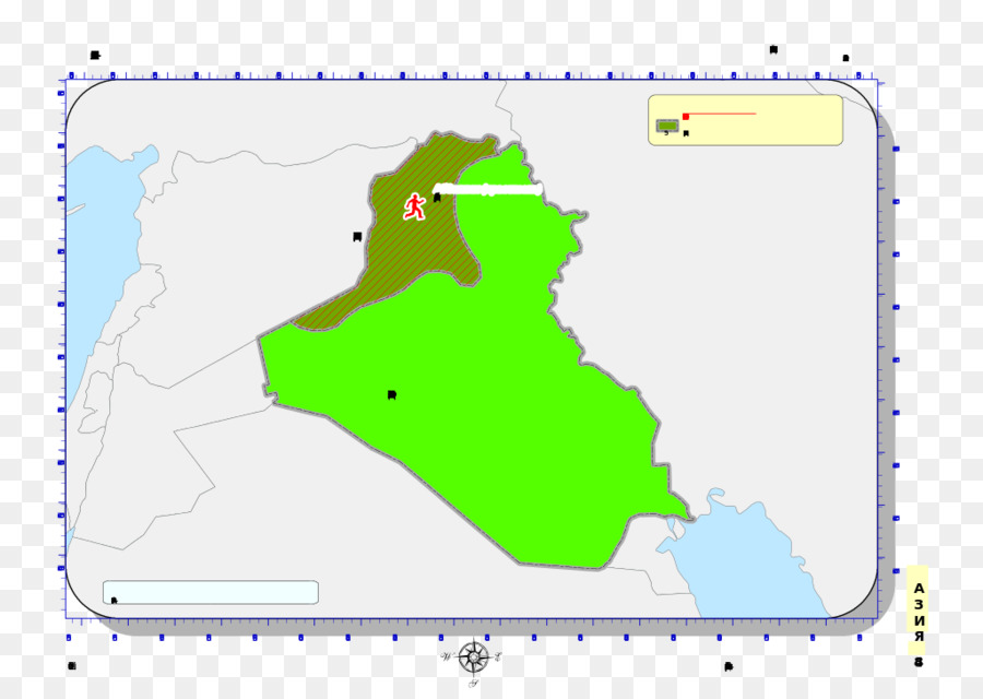 Mapa Do Iraque，País PNG