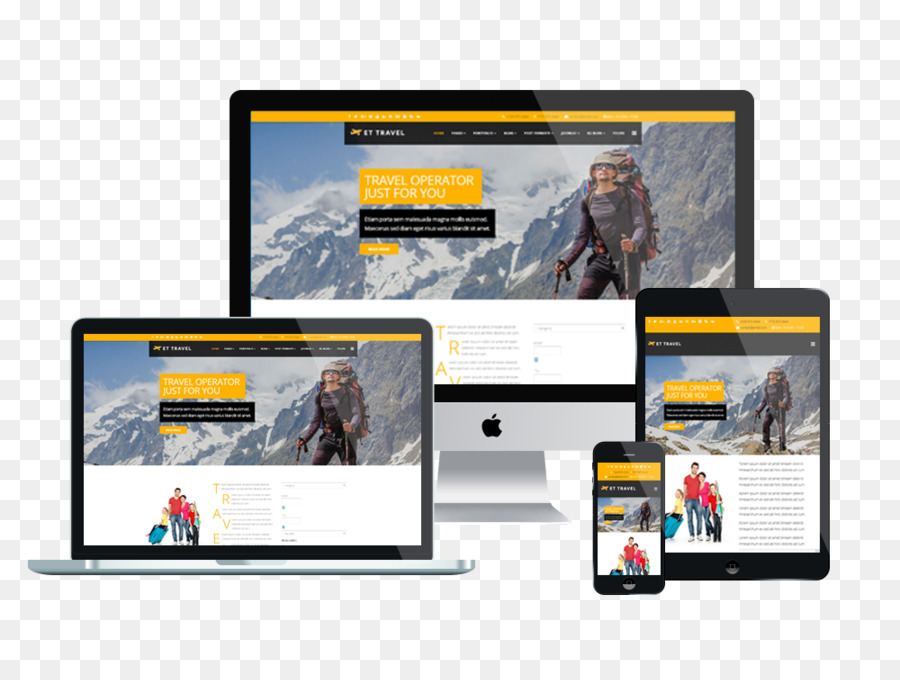 Responsive Web Design，Modelo PNG