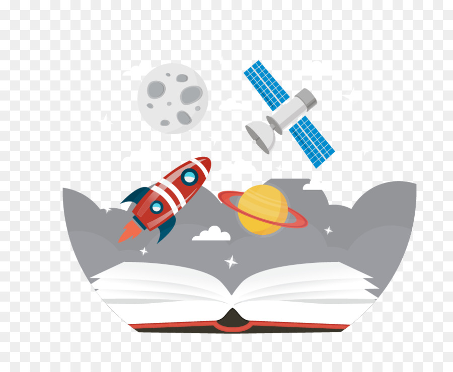 Livro Espacial，Foguete PNG