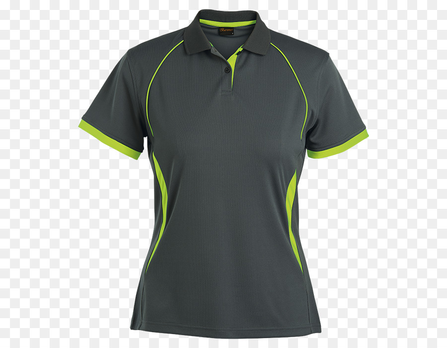 Polo Cinza E Verde，Vestuário PNG