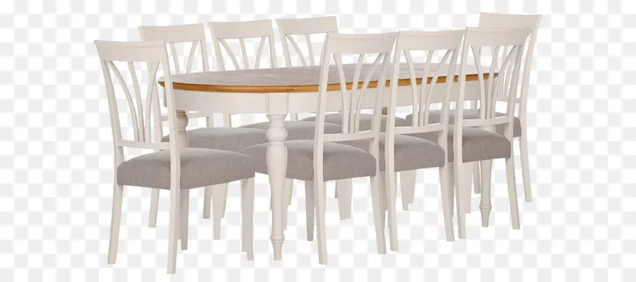 Mesa De Jantar Com Cadeiras，Cadeiras Brancas PNG