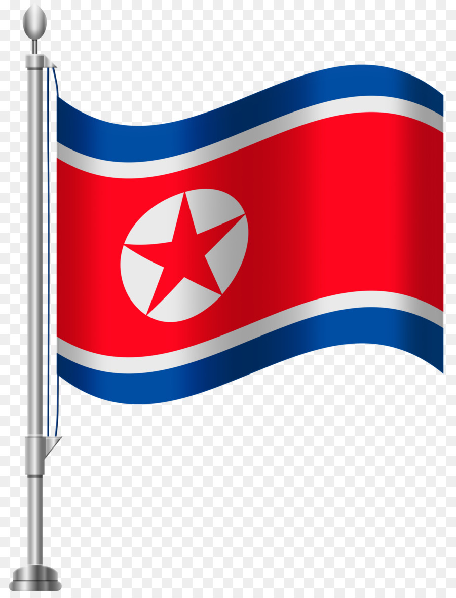 Bandeira Norte Coreana，País PNG