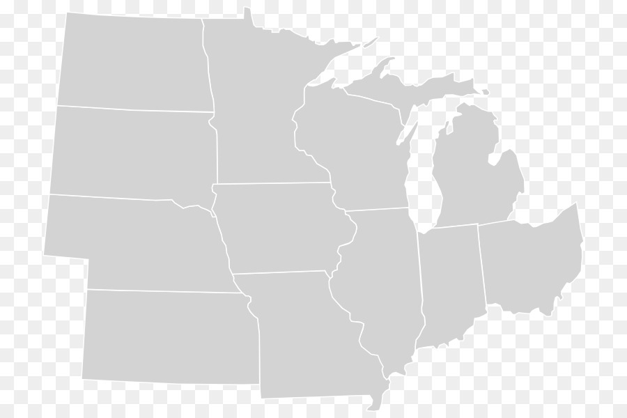 Oeste Dos Estados Unidos，Mapa Em Branco PNG