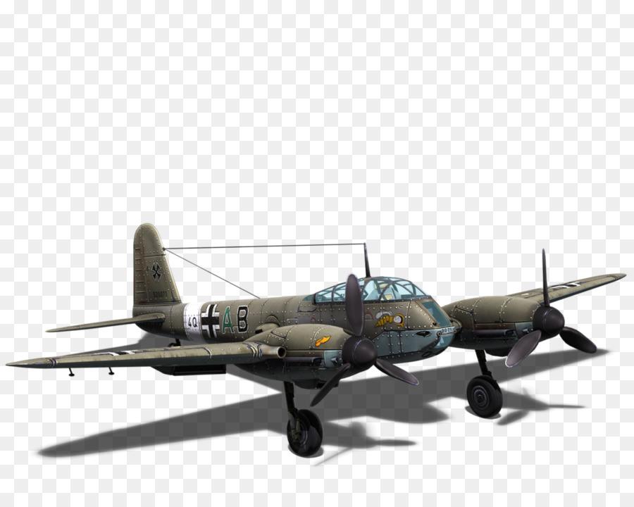 Messerschmitt Me 410，Aviões De Caça PNG