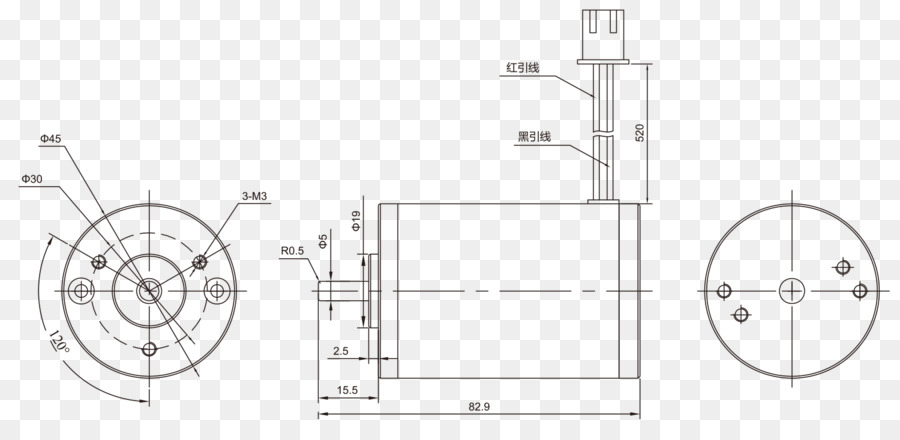 Motor Elétrico，Motor Dc PNG