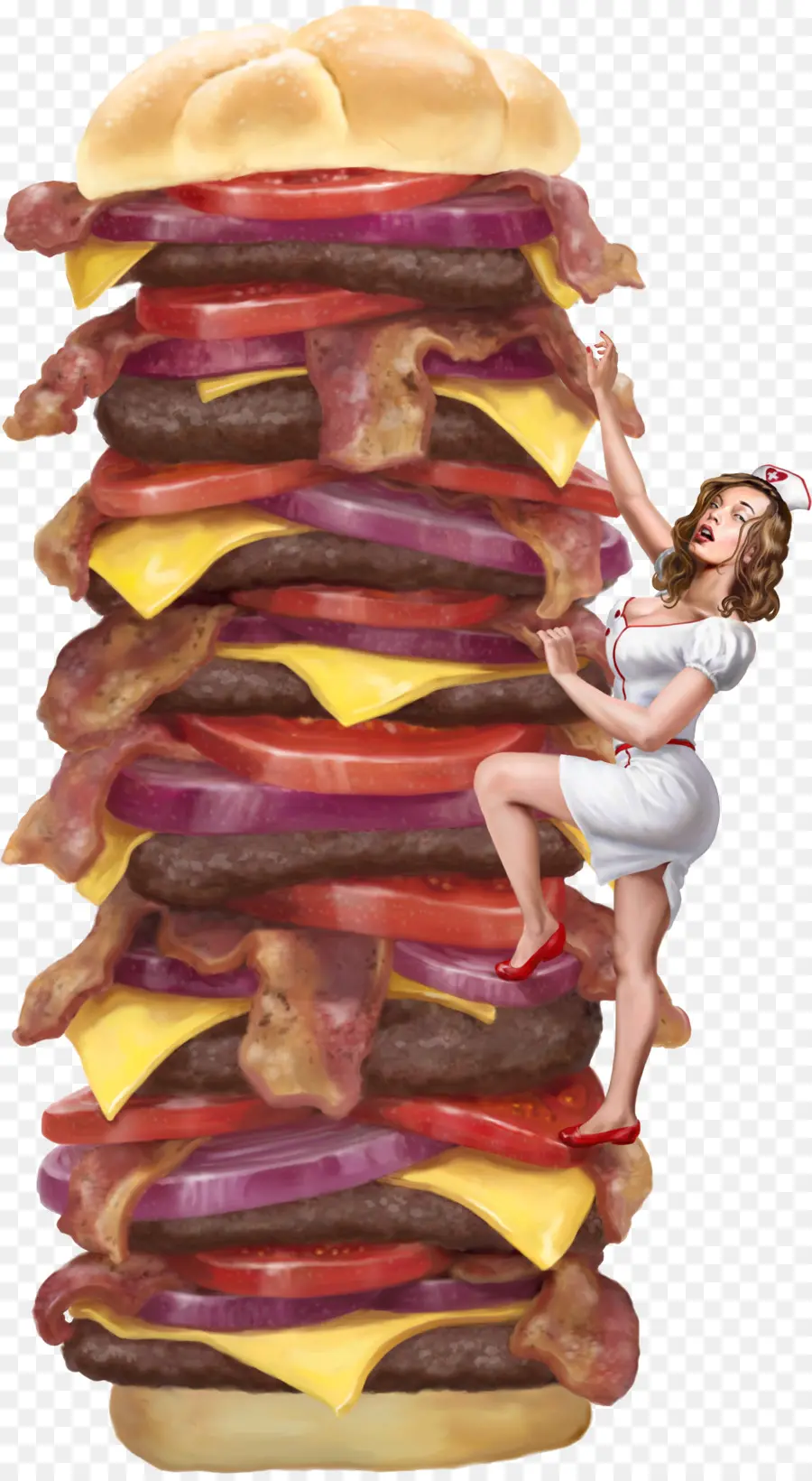 Hambúrguer Gigante，Queijo PNG