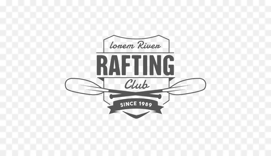 Clube De Rafting Logo，Remos PNG