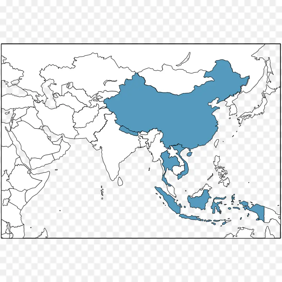 Mapa Do Sudeste Asiático，Países PNG