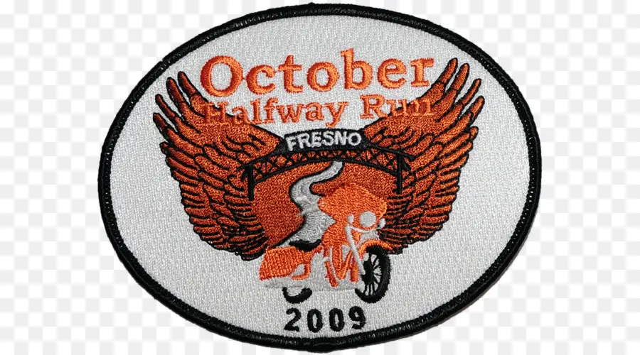 Patch De Corrida Intermediária De Outubro，Motocicleta PNG