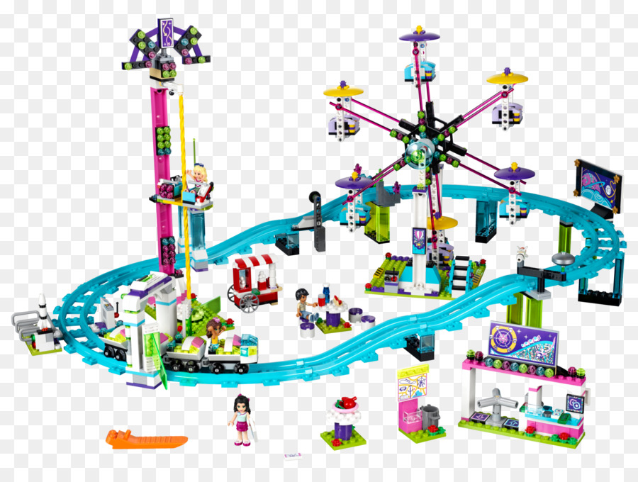 Lego 41130 Amigos Do Parque De Diversões Do Roller Coaster，Parque De Diversões PNG