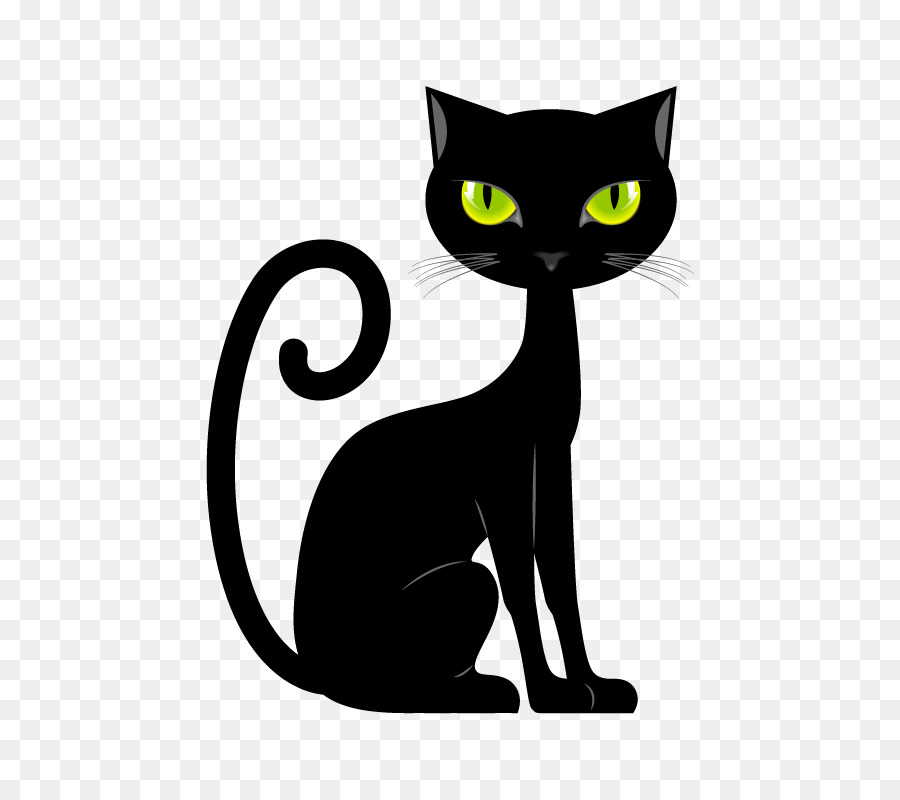 Gato preto, gato, desenho animado png