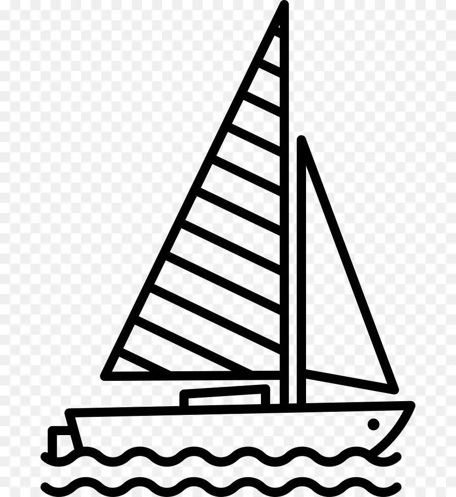 Desenho De Veleiro，Barco PNG