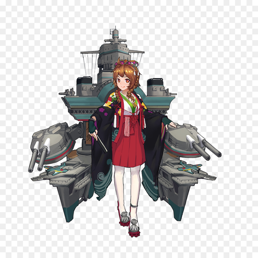 Battleship Meninas，Guerra Japonês Ise PNG