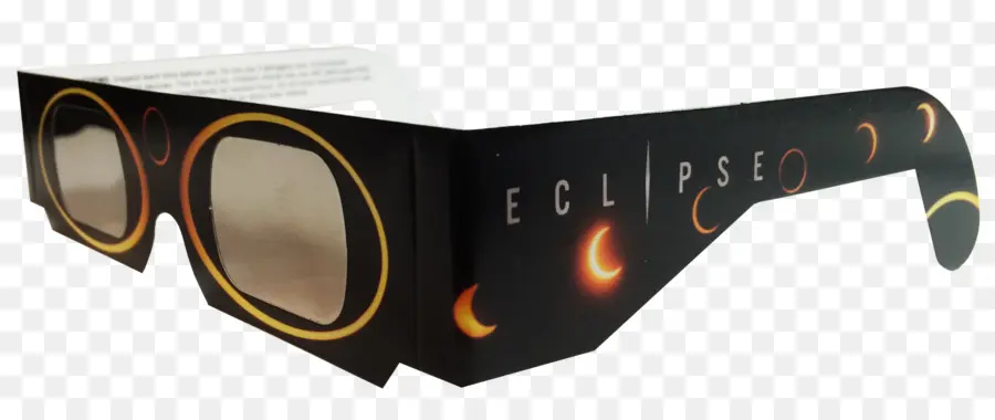 óculos，Eclipse Solar De 21 De Agosto De 2017 PNG