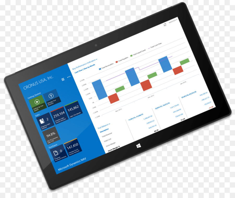 Computadores Tablet，O Microsoft Dynamics Nav PNG