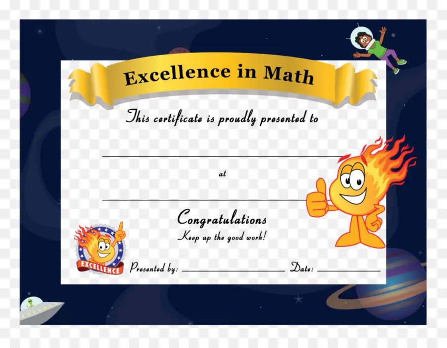 Certificado De Matemática，Prêmio PNG