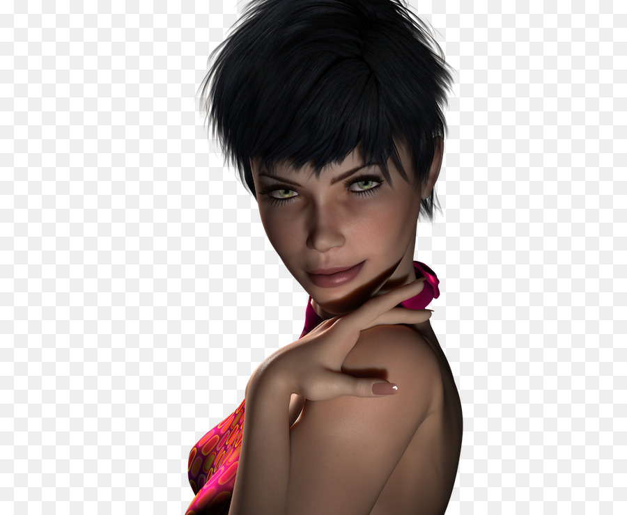 Mulher Animada，3d PNG