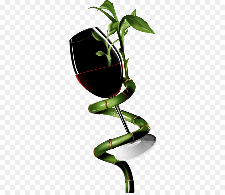 Copo De Vinho，Bambu PNG