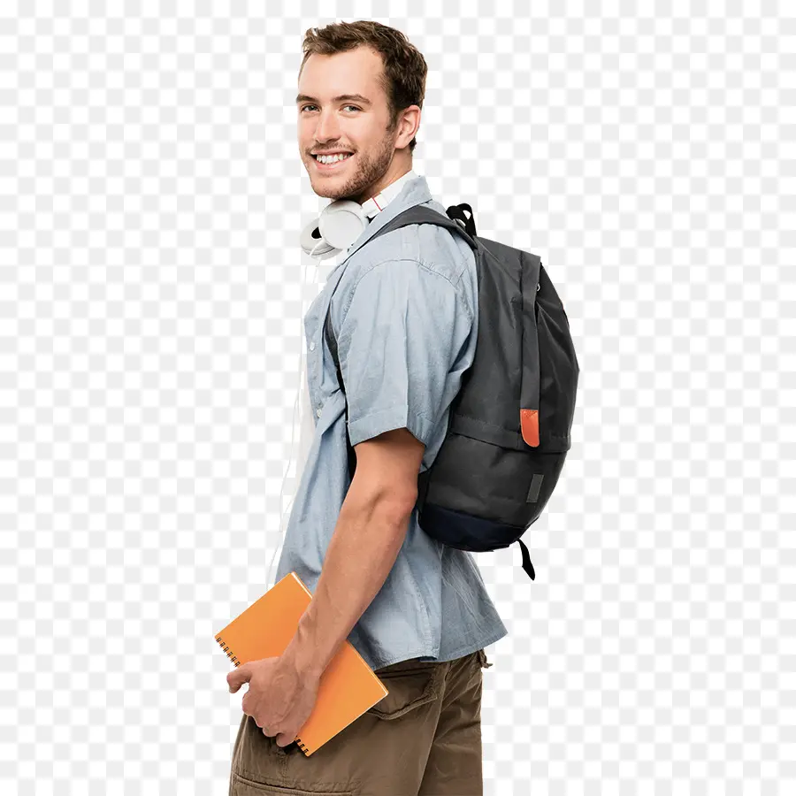 Estudante，Mochila PNG