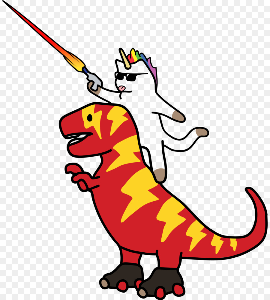 Unicórnio，Dinossauro PNG