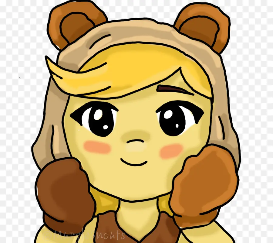 Garota Fantasiada De Urso，Bonitinho PNG