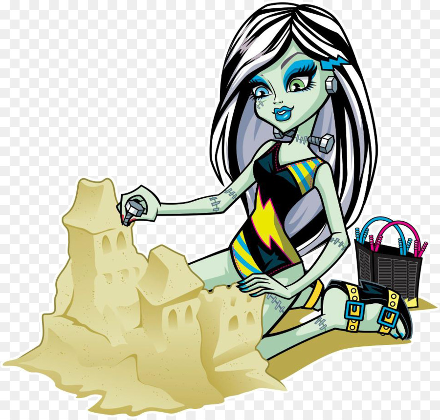 Frankie Stein，Monster High PNG