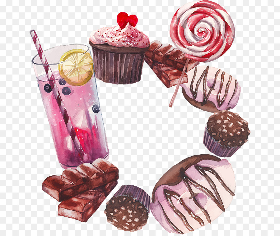 Chocolate，Bolo De Frutas PNG