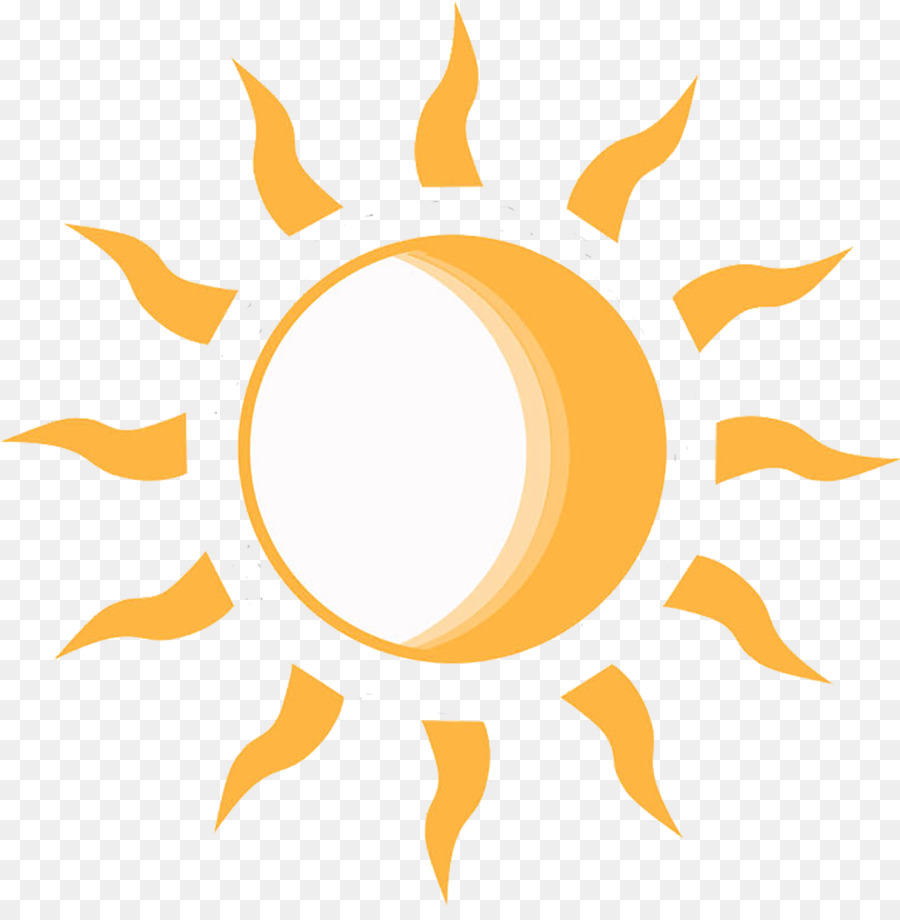 Ilustração Do Sol，Amarelo PNG