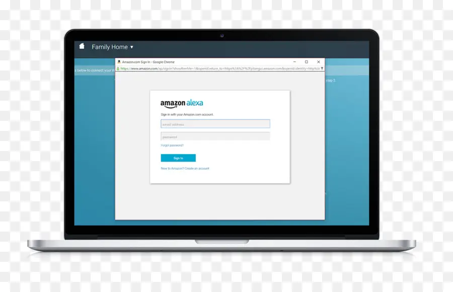 Laptop Com Tela De Login，Amazonalexa PNG