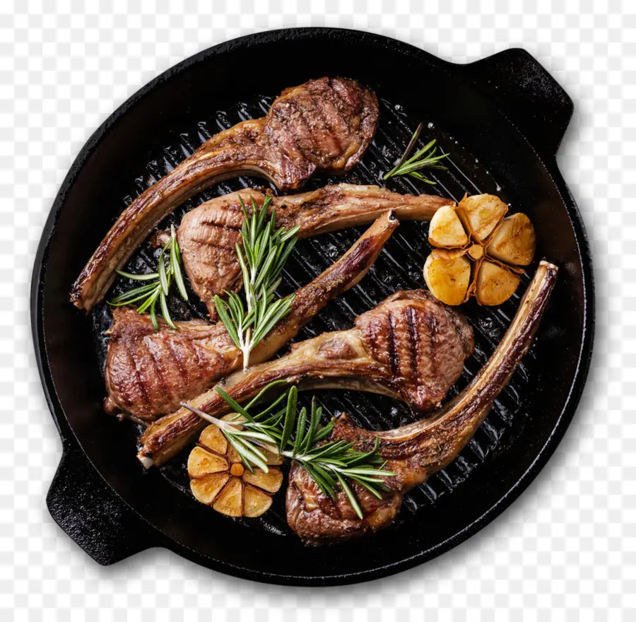 Costeletas De Cordeiro Grelhadas，Carne PNG