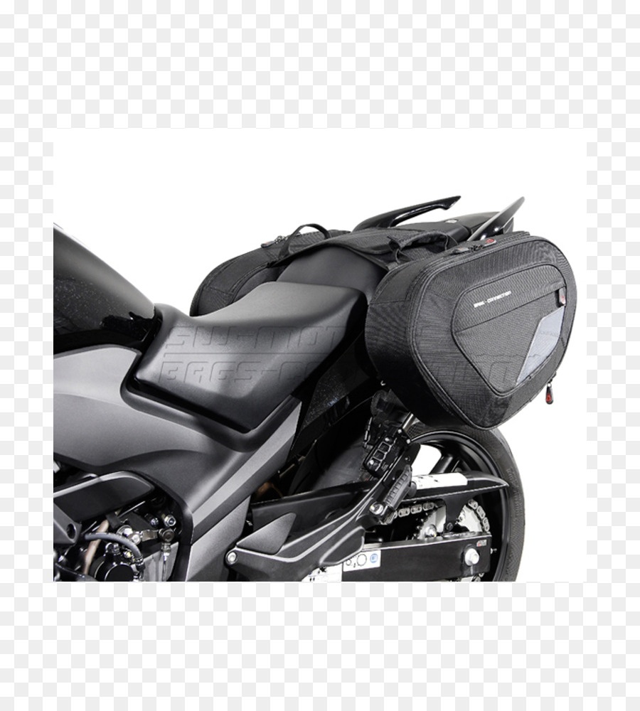 Motocicleta Com Alforjes，Bicicleta PNG