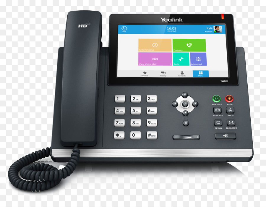 Yealink Sipt48g，Telefone Voip PNG