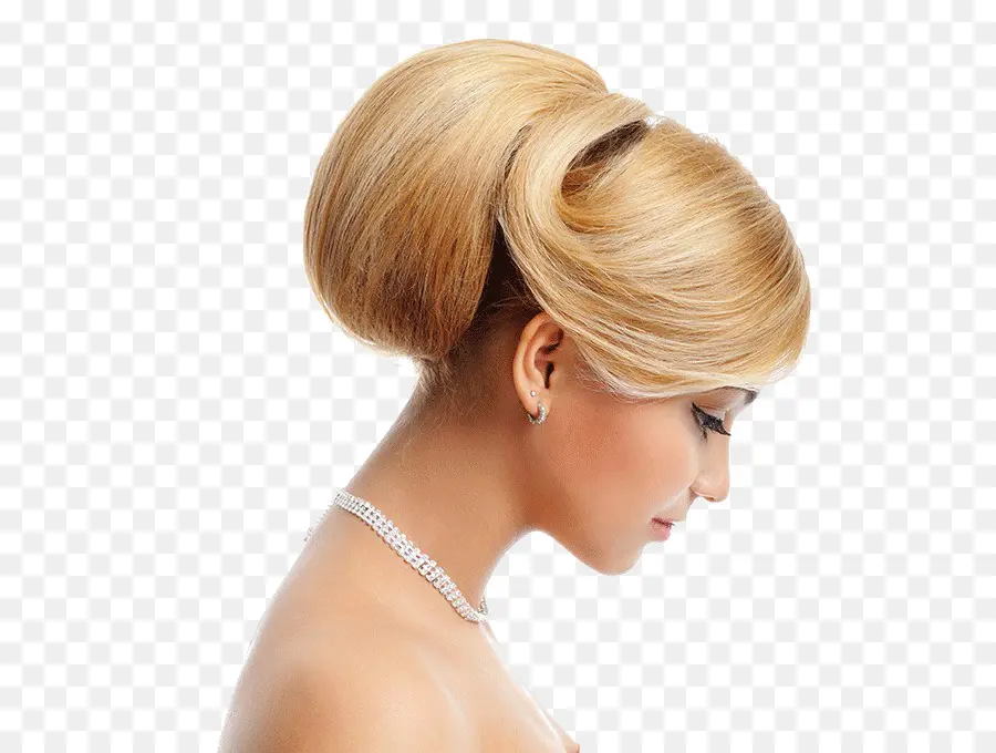 Cabelo Loiro，Updo PNG