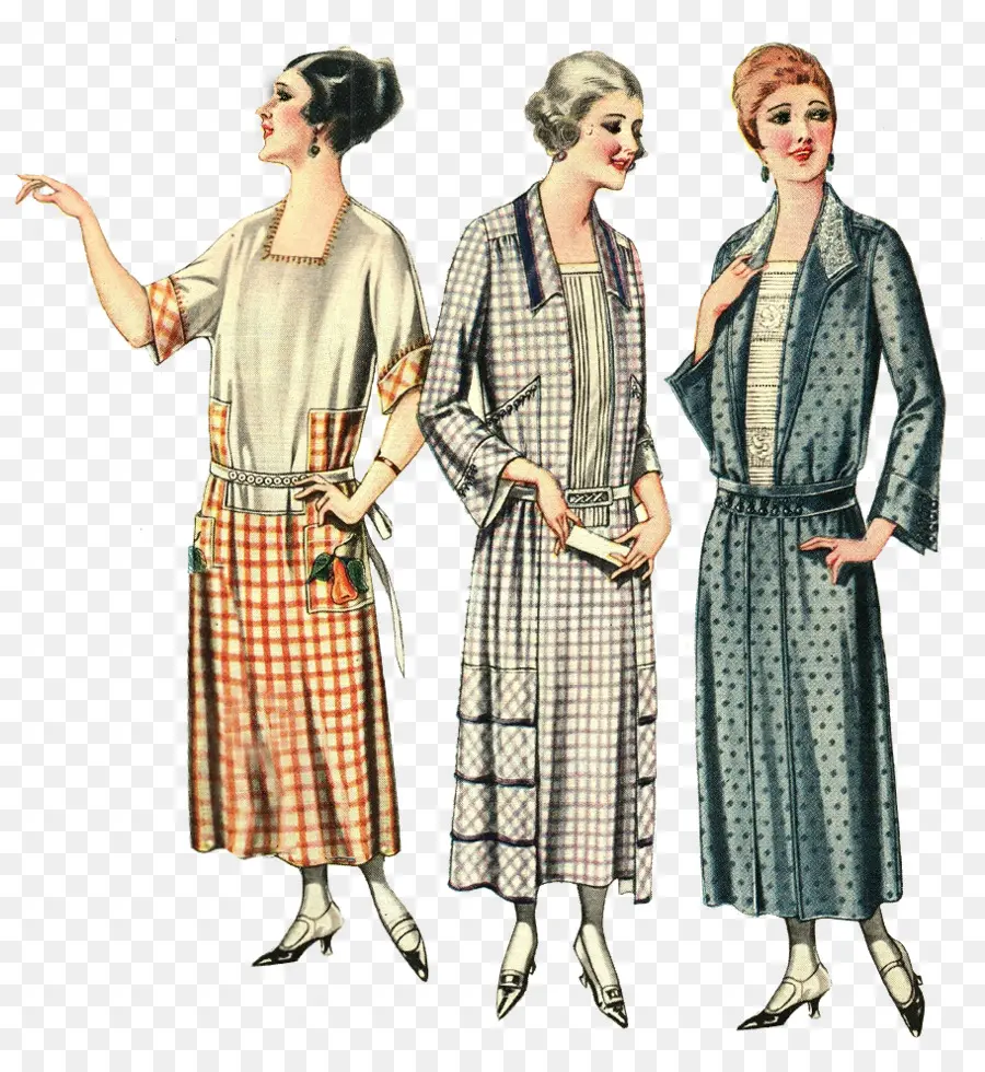 Vestidos Vintage，Mulheres PNG