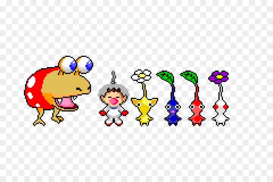 Personagens Pikmin，Videogame PNG