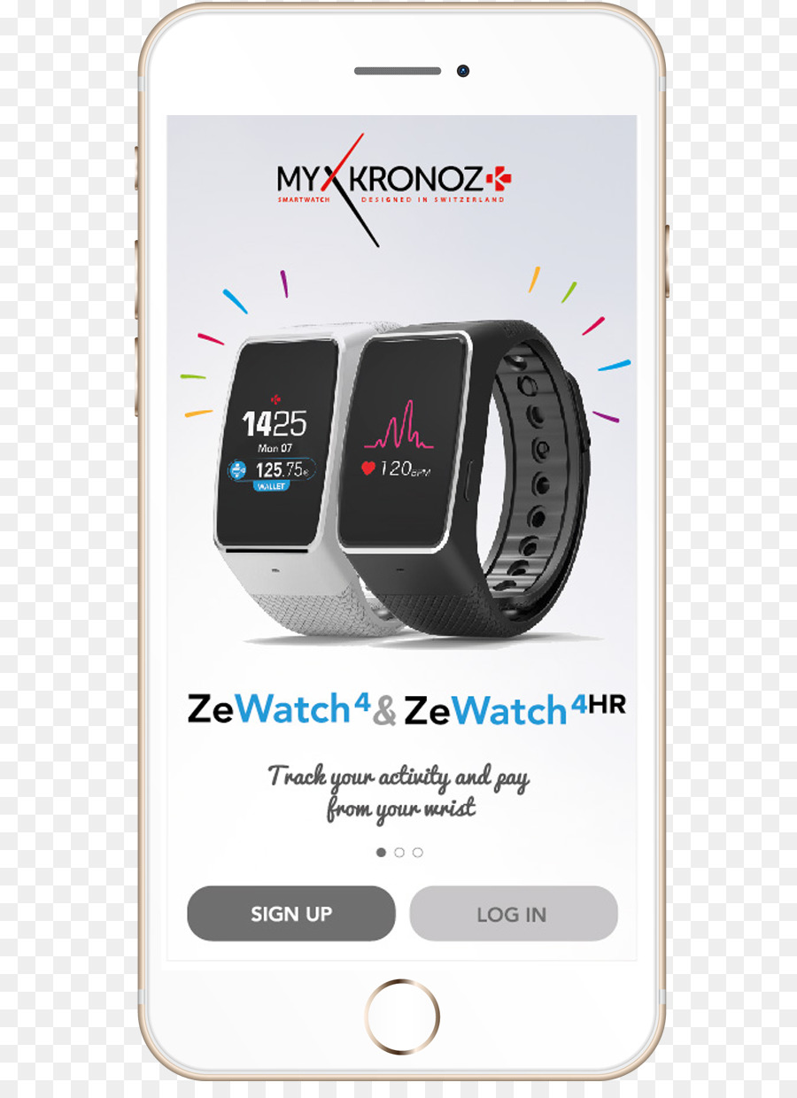 Mykronoz Zewatch4，Smartwatch PNG
