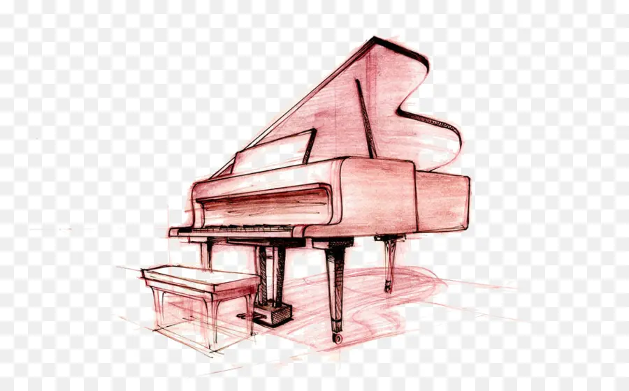 Desenho，Piano PNG