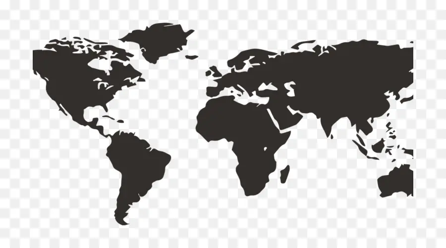 Mapa Mundial，Continentes PNG